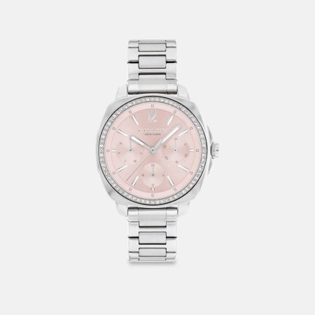 Coach Kitt Chronograph Watch, 34MM - Preorder — Stainless Steel
