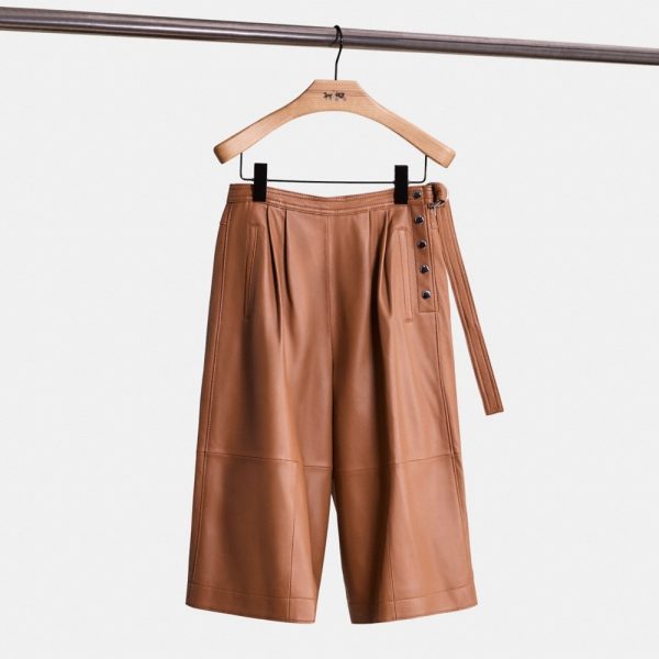 Coach Restored Leather Culottes - Preorder