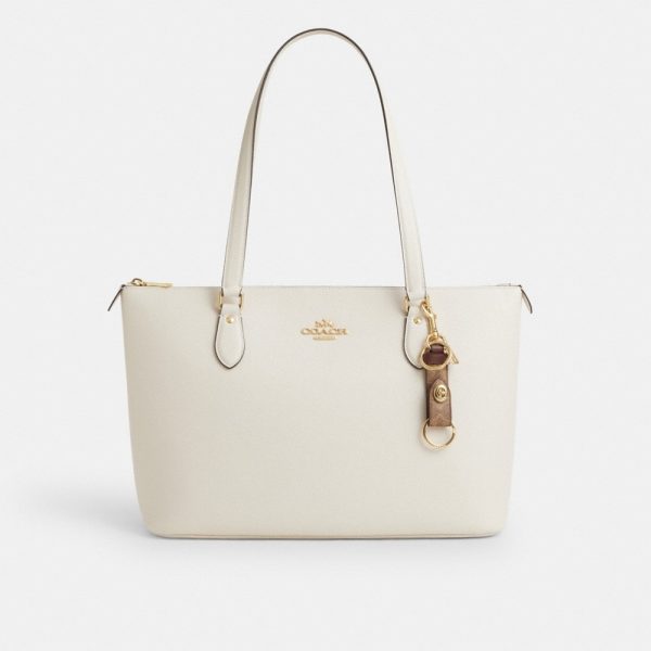 Coach Outlet Trigger Snap Bag Charm In Signature Canvas - Preorder