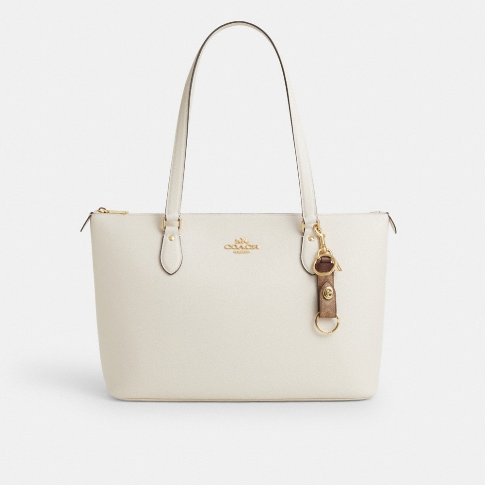 Coach Outlet Trigger Snap Bag Charm In Signature Canvas - Preorder