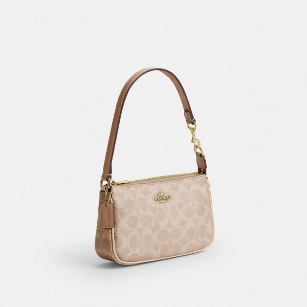 Coach Outlet Nolita 19 In Blocked Signature Canvas - Preorder