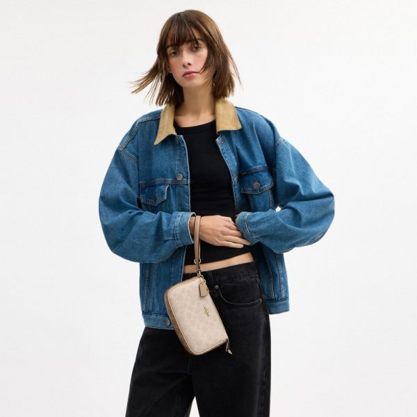 Coach Outlet Nolita 19 In Blocked Signature Canvas - Preorder