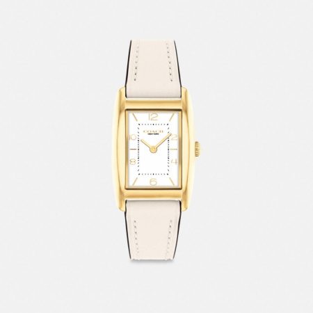 Coach Reese Watch, 24MM X 35MM - Preorder — Chalk
