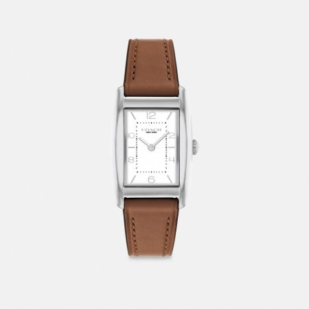Coach Reese Watch, 24MM X 35MM - Preorder — Saddle