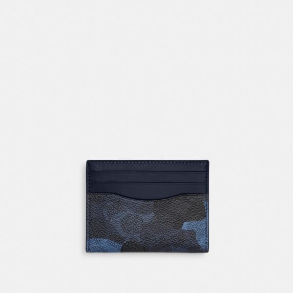 Coach Outlet Slim ID Card Case In Signature Camo Print - Preorder