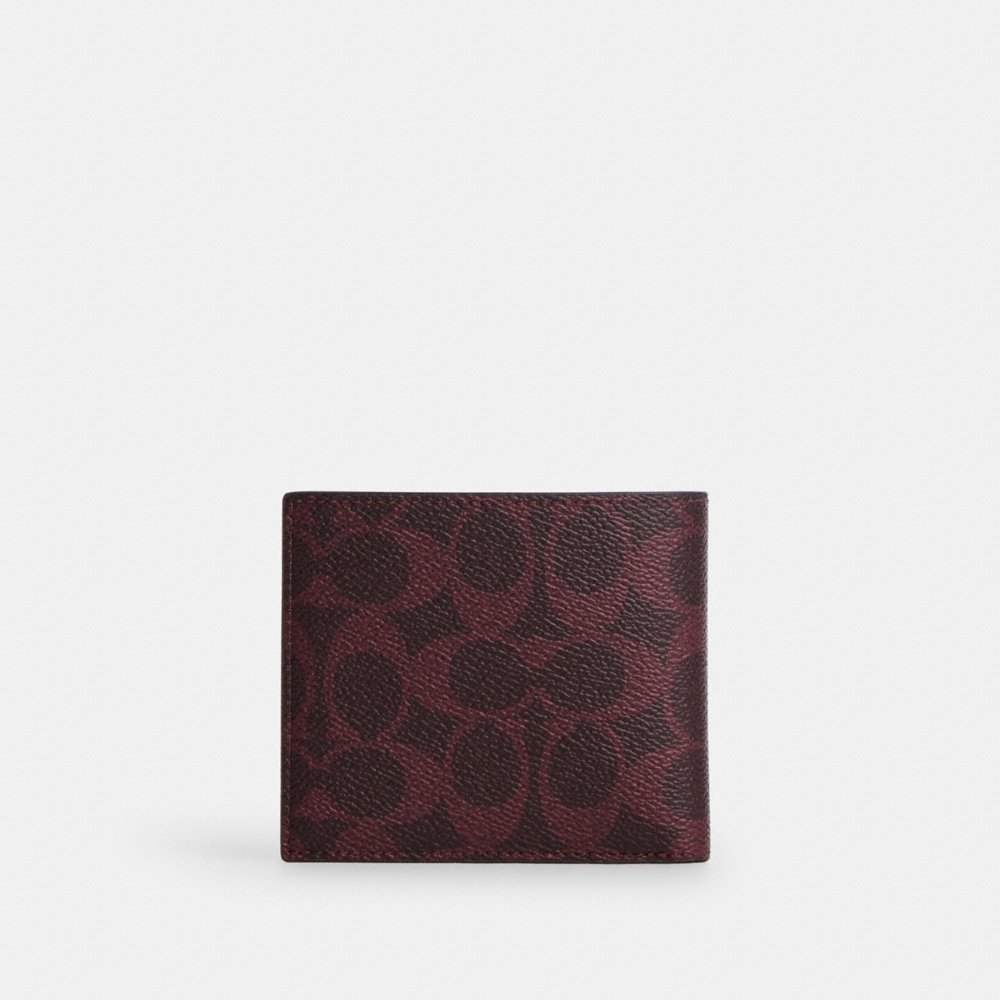 Coach Outlet Id Billfold Wallet In Signature Canvas - Preorder