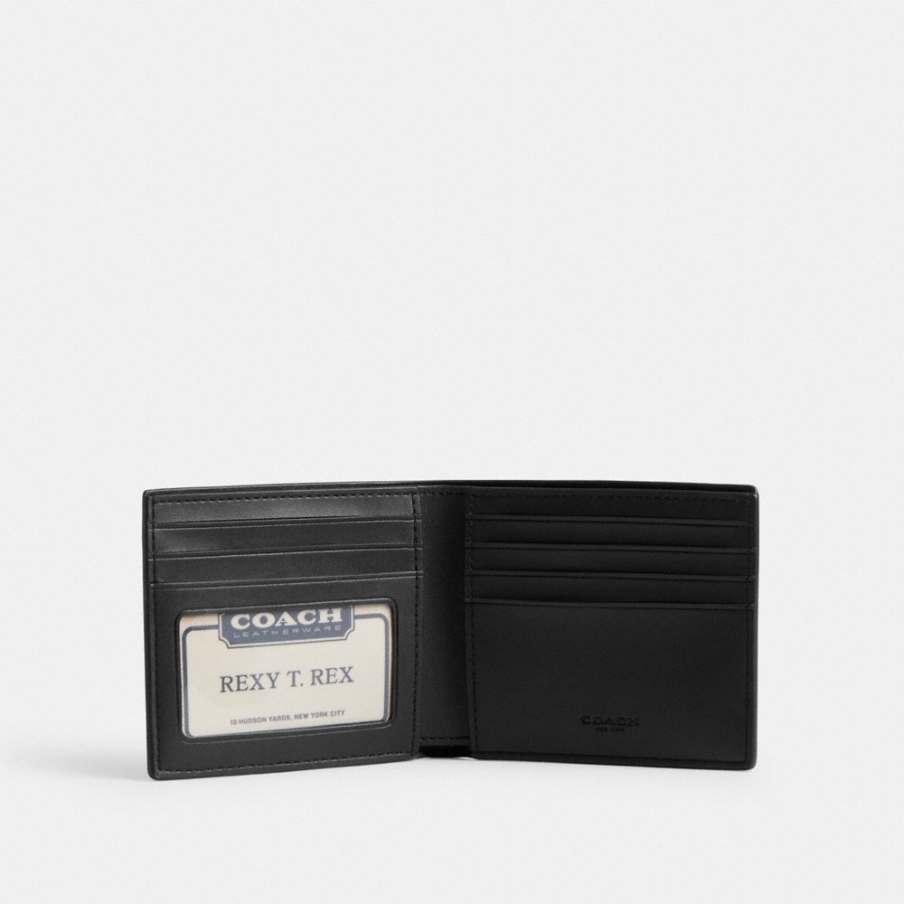 Coach Outlet Id Billfold Wallet In Signature Canvas - Preorder