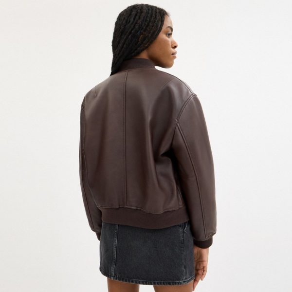 Coach Outlet Leather Bomber - Preorder