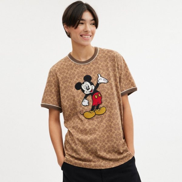 Coach Disney X Coach Signature Mickey Mouse T-Shirt - Preorder