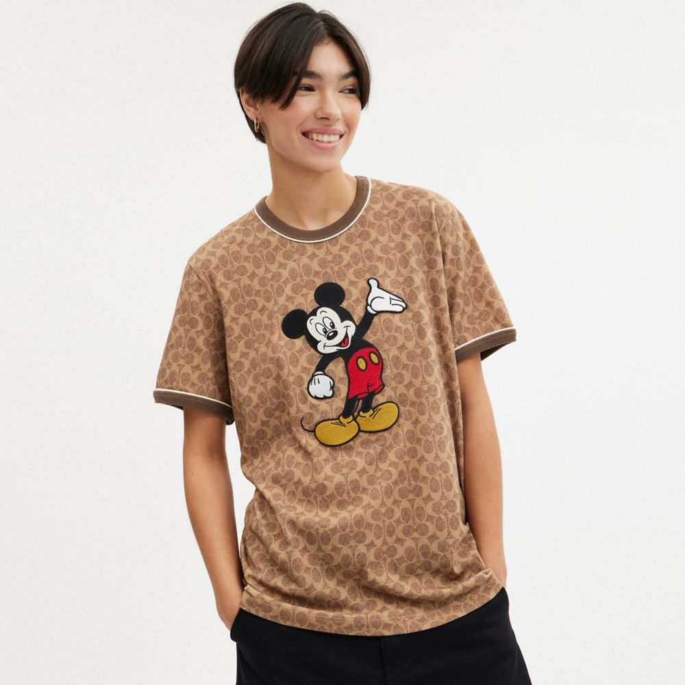 Coach Disney X Coach Signature Mickey Mouse T-Shirt - Preorder