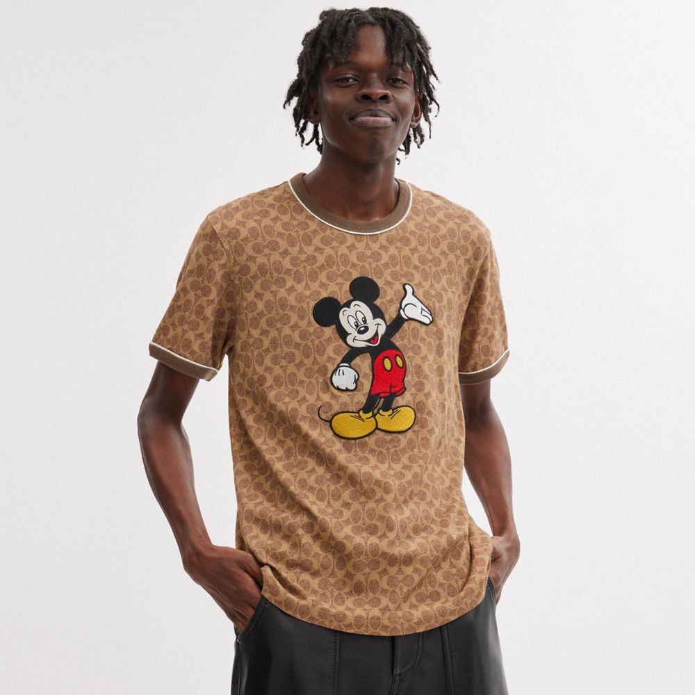 Coach Disney X Coach Signature Mickey Mouse T-Shirt - Preorder