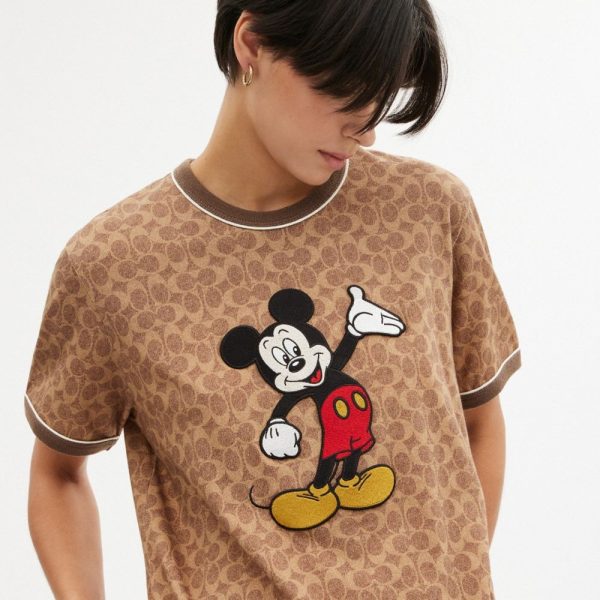 Coach Disney X Coach Signature Mickey Mouse T-Shirt - Preorder