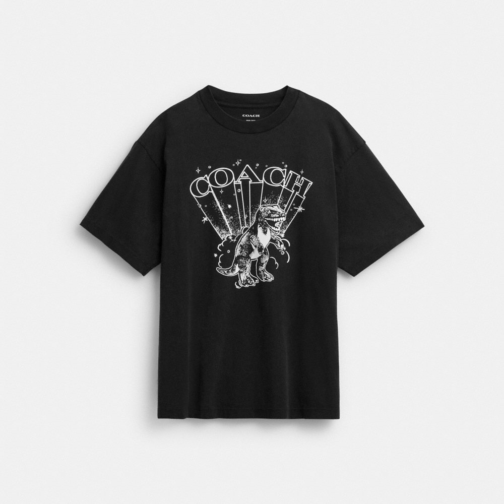 Coach Outlet T-Rex Relaxed T-Shirt In Organic Cotton - Preorder