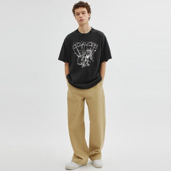 Coach Outlet T-Rex Relaxed T-Shirt In Organic Cotton - Preorder