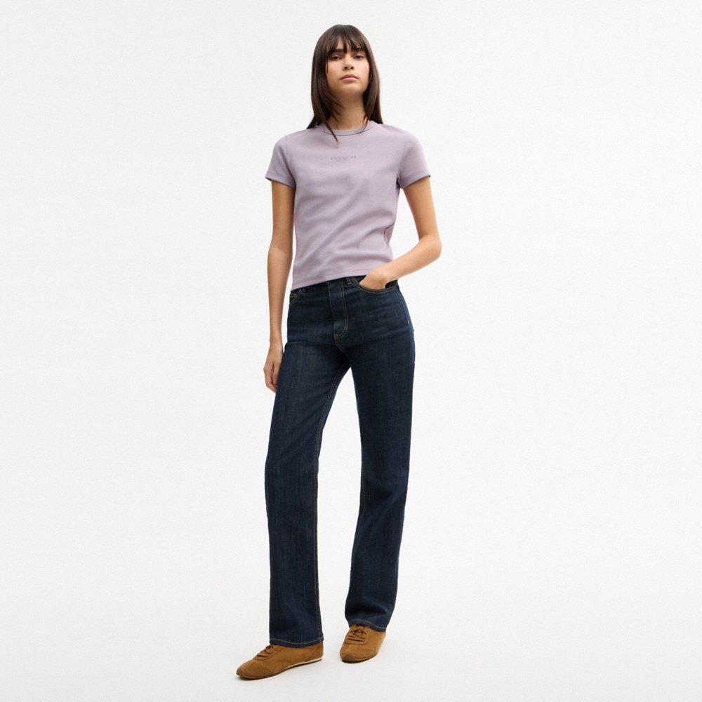 Coach Outlet New York Ribbed T-Shirt - Preorder