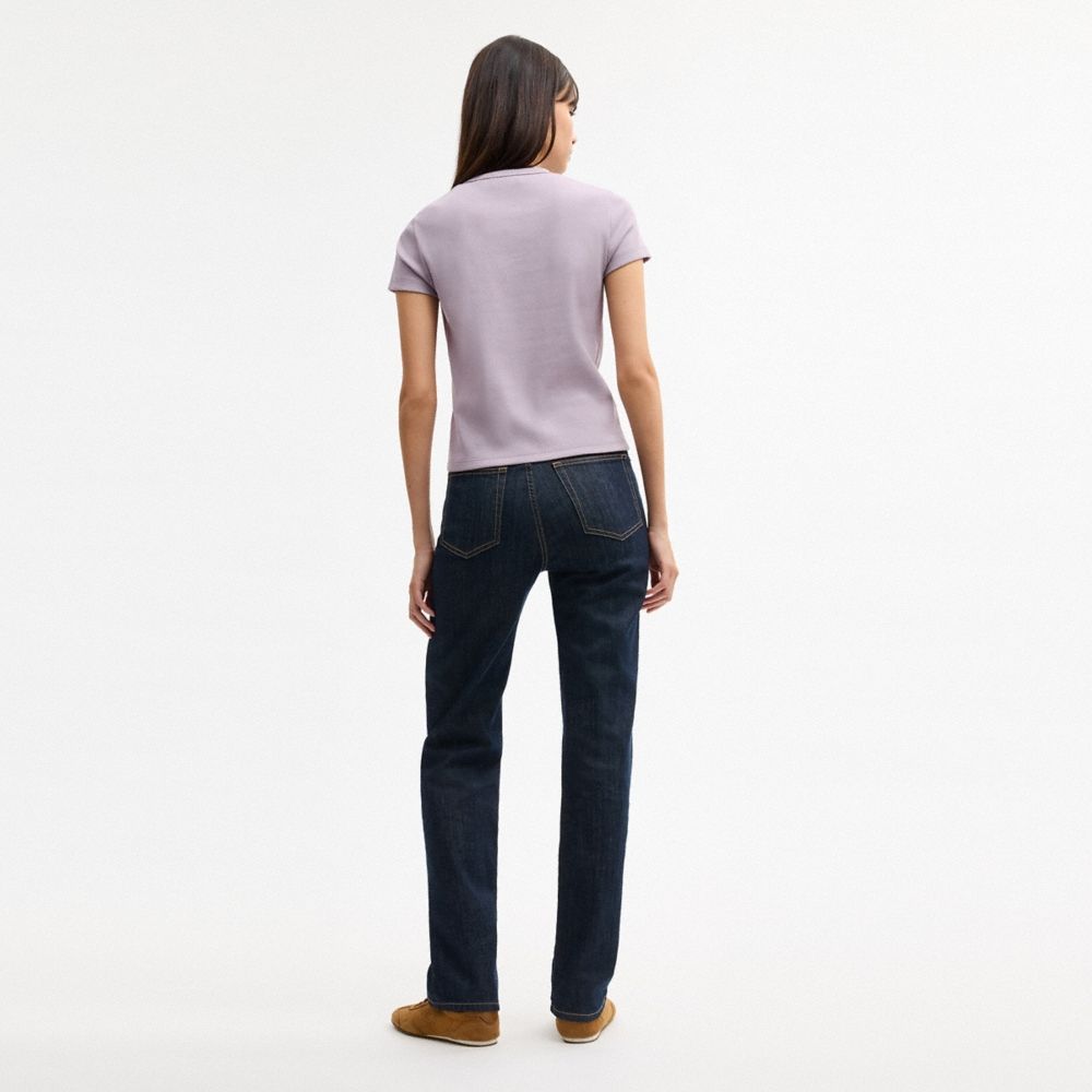 Coach Outlet New York Ribbed T-Shirt - Preorder