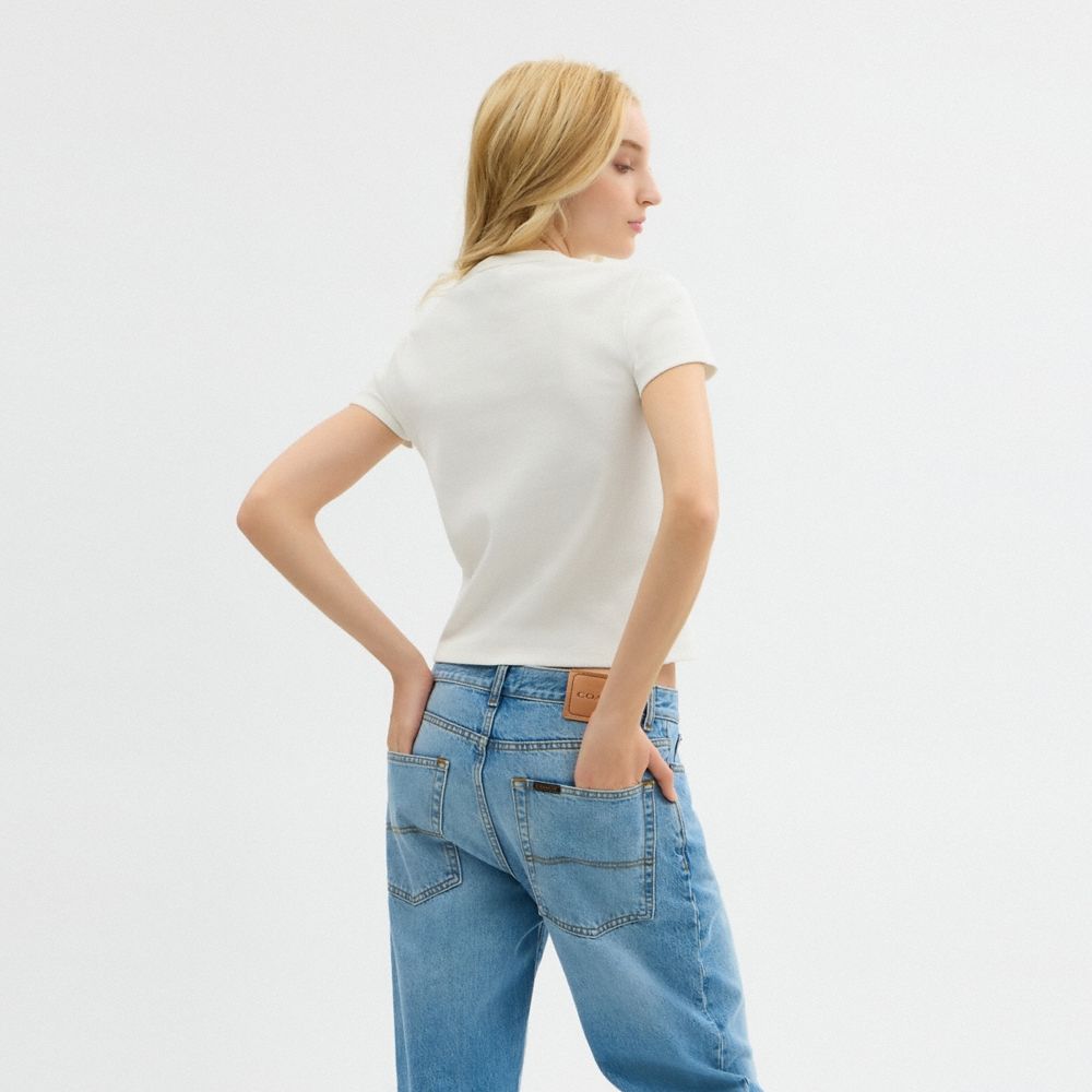 Coach Outlet New York Ribbed T-Shirt - Preorder