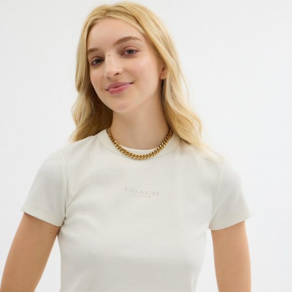 Coach Outlet New York Ribbed T-Shirt - Preorder
