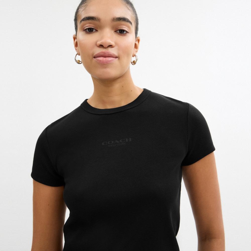 Coach Outlet New York Ribbed T-Shirt - Preorder