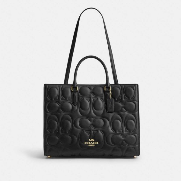 Coach Outlet Maggie Tote Bag In Signature Leather - Preorder