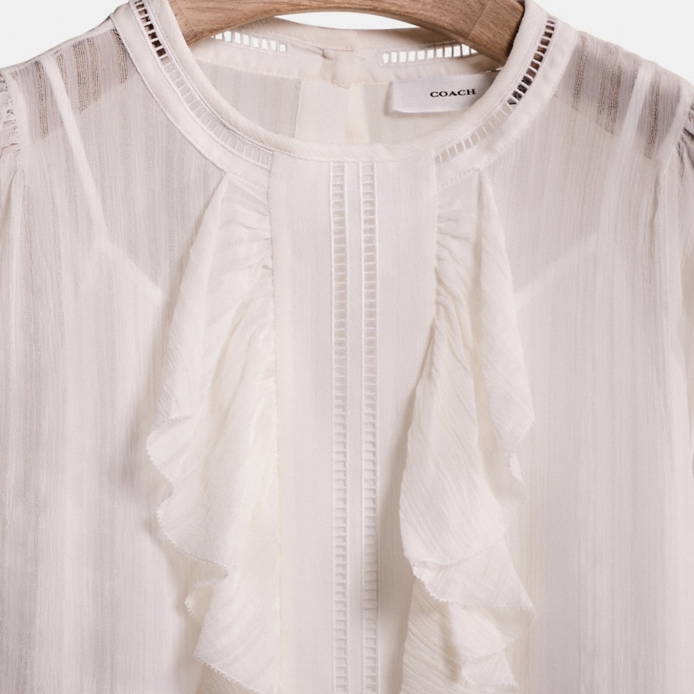 Coach Restored Ruffle Blouse - Preorder