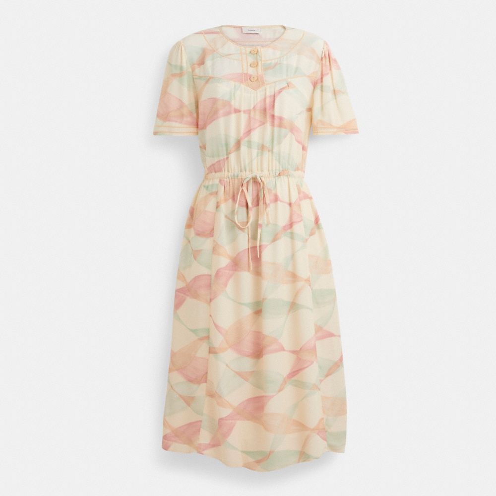 Coach Restored Trompe L'Oeil Short Sleeve Dress - Preorder