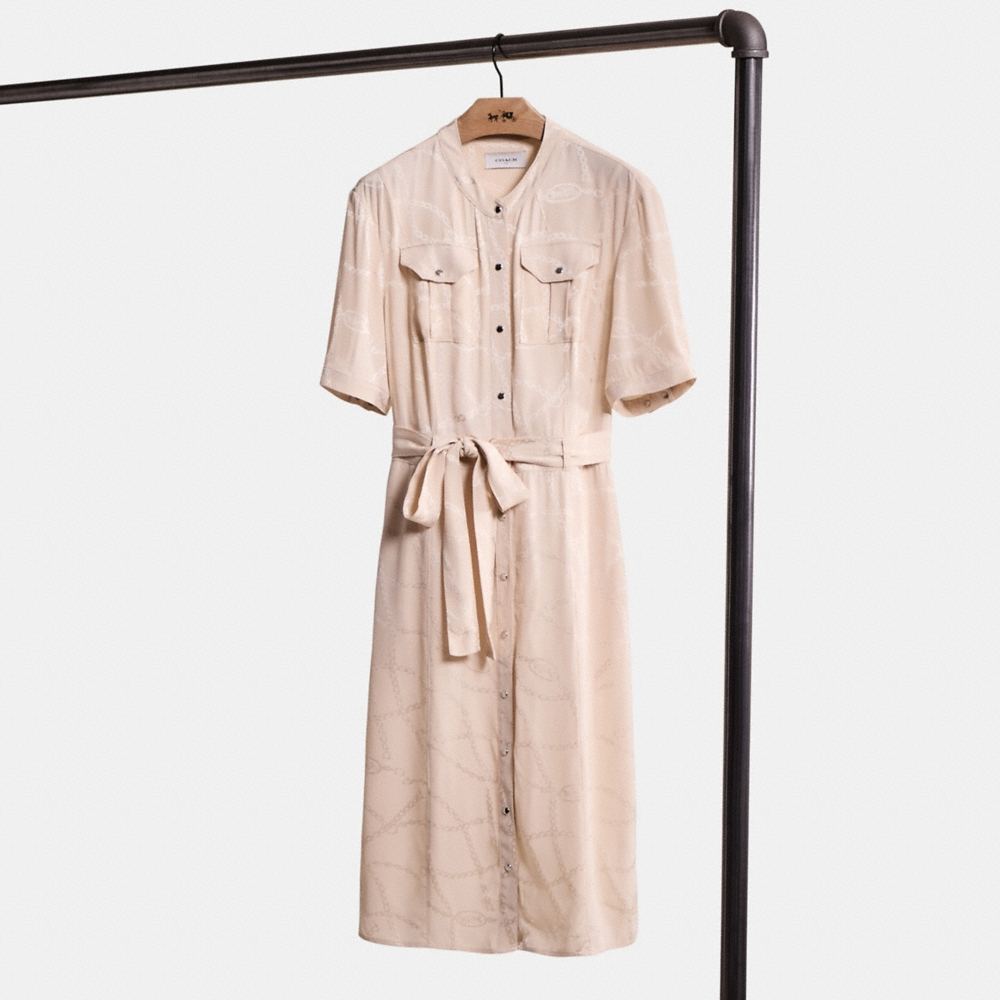 Coach Restored Jacquard Snap Front Dress - Preorder