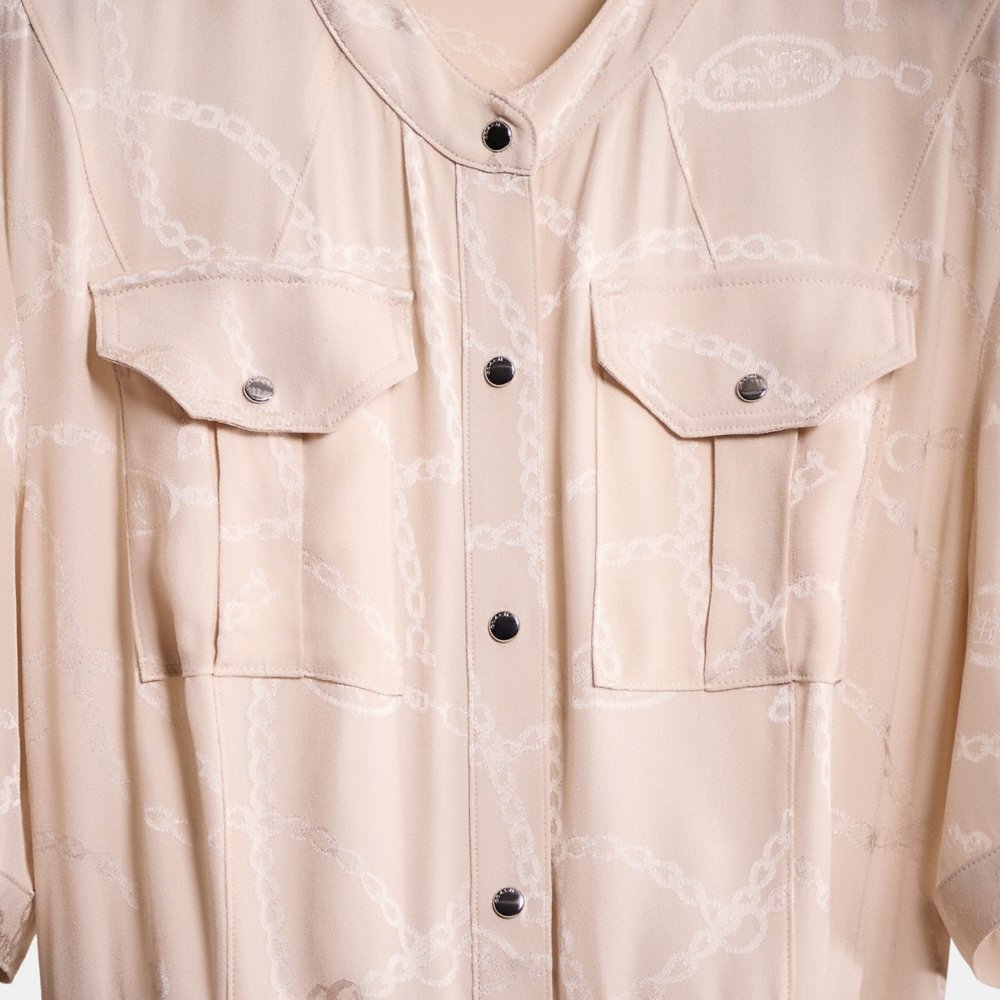 Coach Restored Jacquard Snap Front Dress - Preorder - Image 3