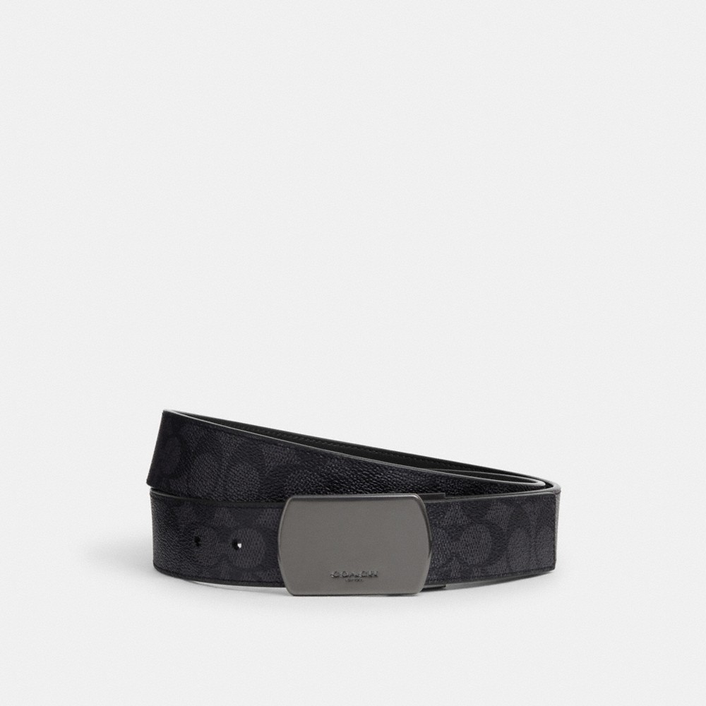 Coach Outlet Plaque Buckle Cut-To-Size Reversible Belt, 38MM - Preorder