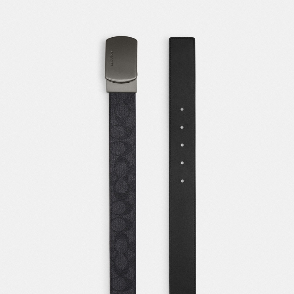 Coach Outlet Plaque Buckle Cut-To-Size Reversible Belt, 38MM - Preorder