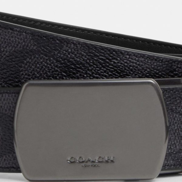 Coach Outlet Plaque Buckle Cut-To-Size Reversible Belt, 38MM - Preorder