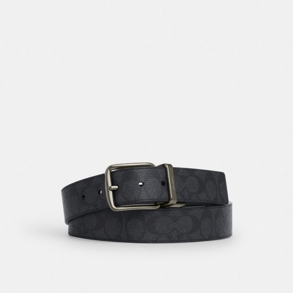 Coach Outlet Harness Buckle Cut-To-Size Reversible Belt, 38MM - Preorder
