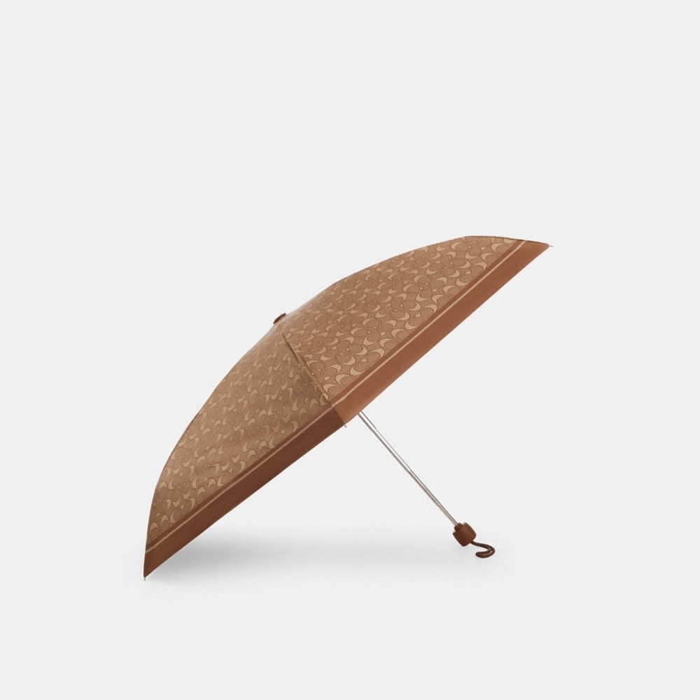 Coach Outlet UV Protection Mini Umbrella In Signature Print - Preorder