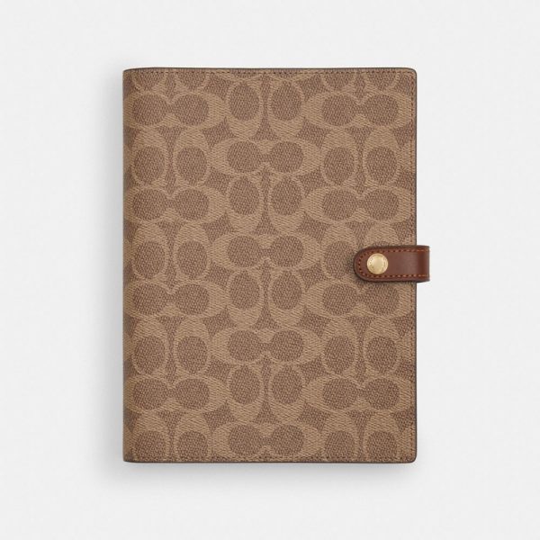 Coach Outlet Notebook In Signature Canvas - Preorder