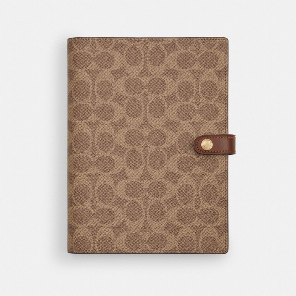 Coach Outlet Notebook In Signature Canvas - Preorder