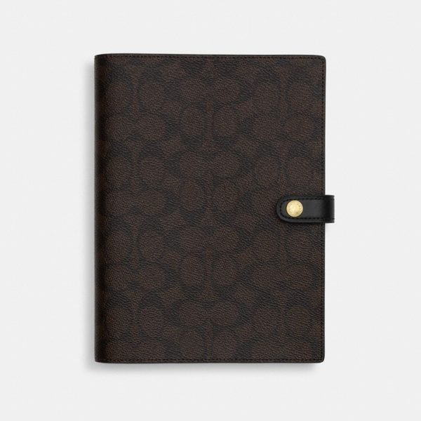 Coach Outlet Notebook In Signature Canvas - Preorder