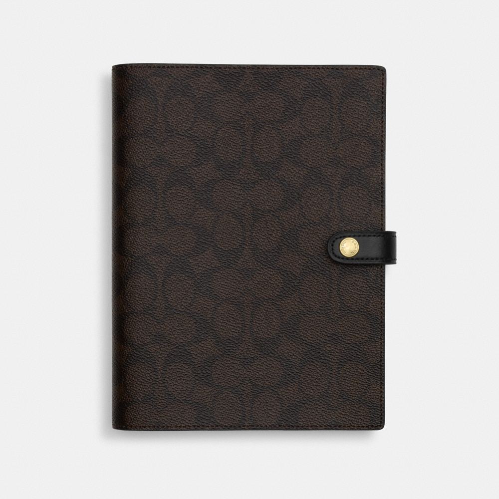 Coach Outlet Notebook In Signature Canvas - Preorder