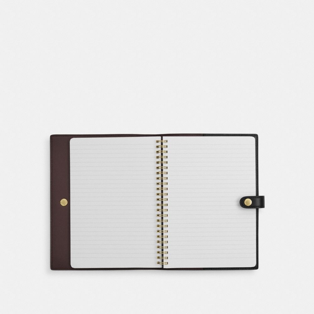 Coach Outlet Notebook In Signature Canvas - Preorder