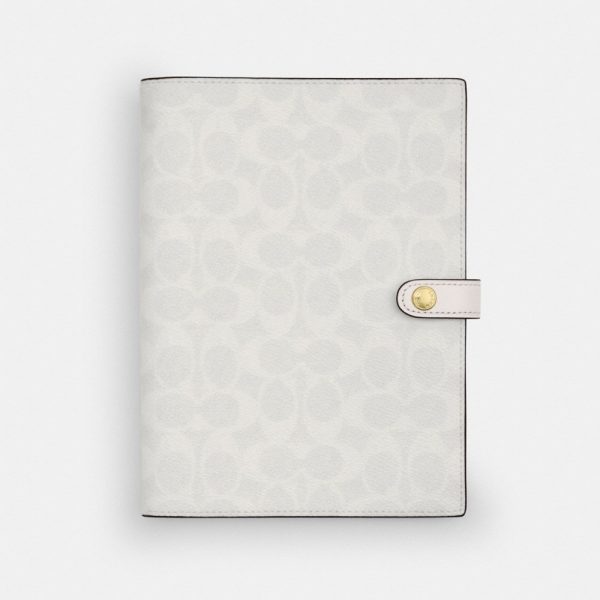 Coach Outlet Notebook In Signature Canvas - Preorder