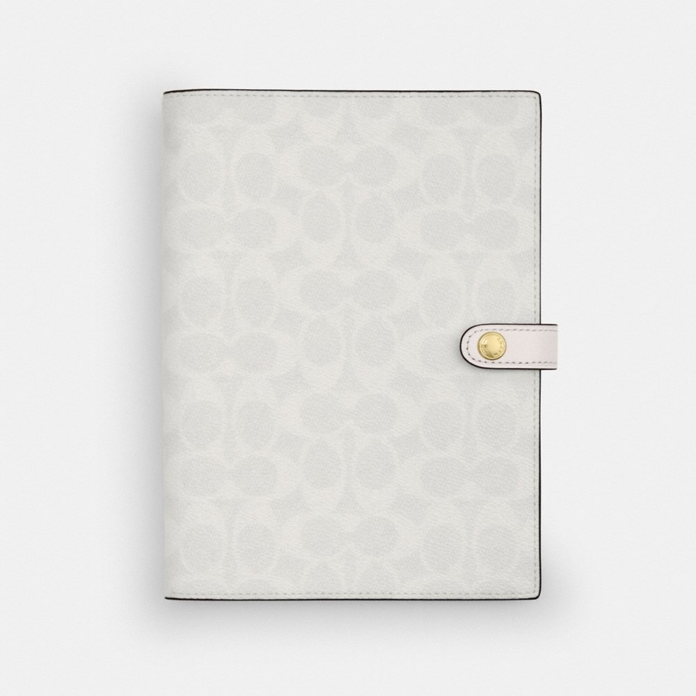 Coach Outlet Notebook In Signature Canvas - Preorder