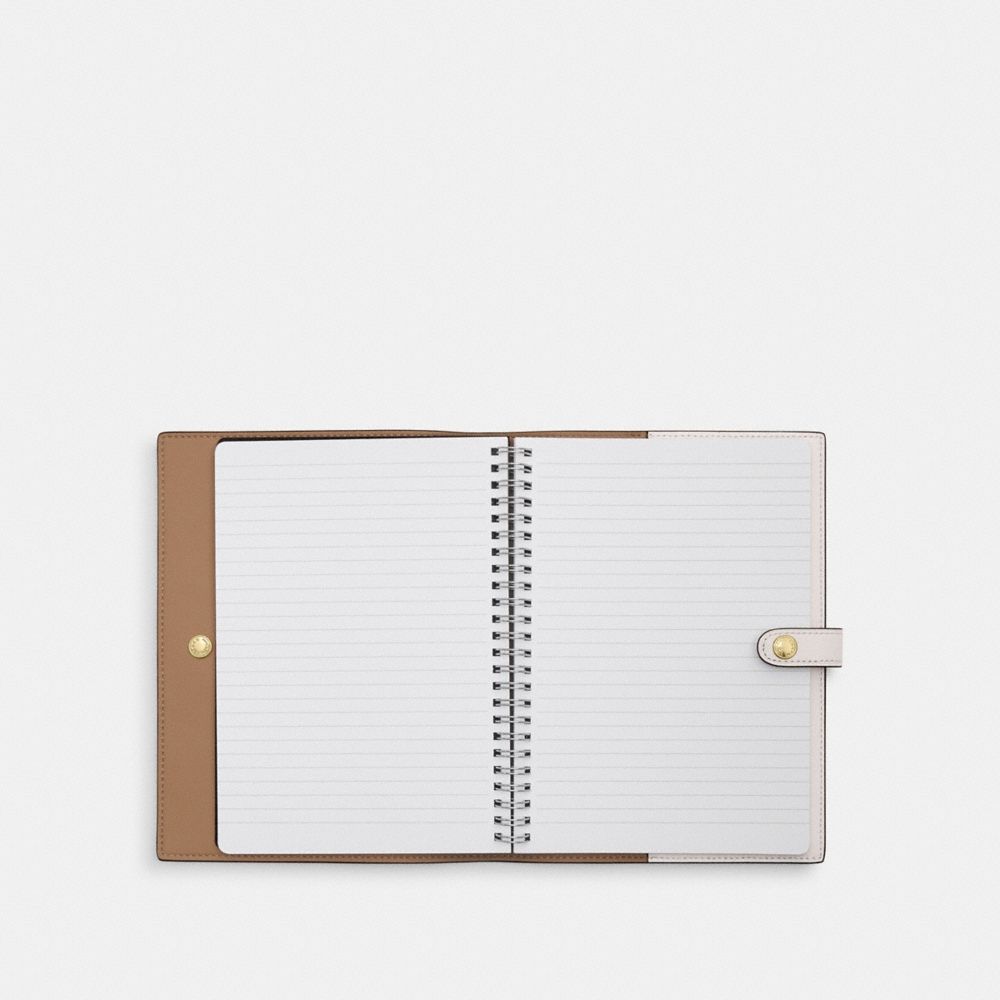 Coach Outlet Notebook In Signature Canvas - Preorder