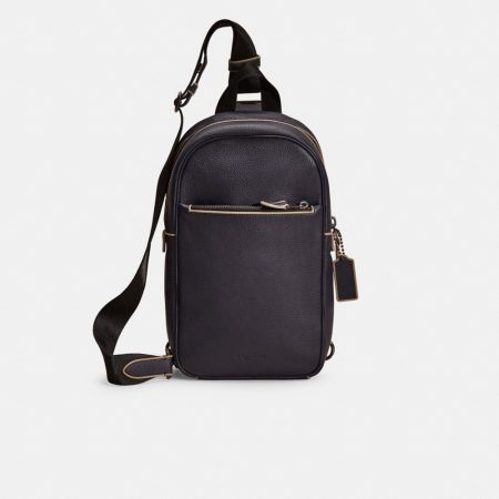 Coach Restored Metropolitan Soft Pack - Preorder — Gunmetal/Midnight Navy