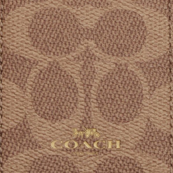 Coach Outlet ID Lanyard In Signaure Canvas - Preorder