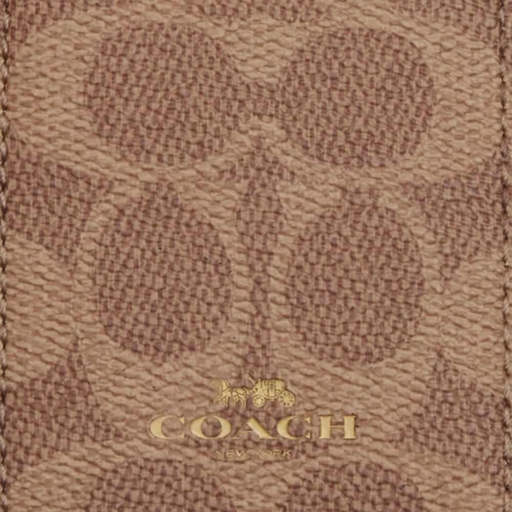 Coach Outlet ID Lanyard In Signaure Canvas - Preorder