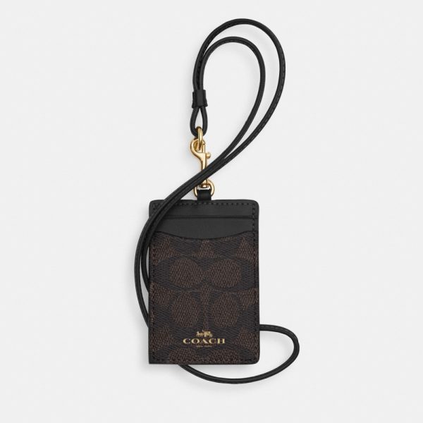 Coach Outlet ID Lanyard In Signaure Canvas - Preorder