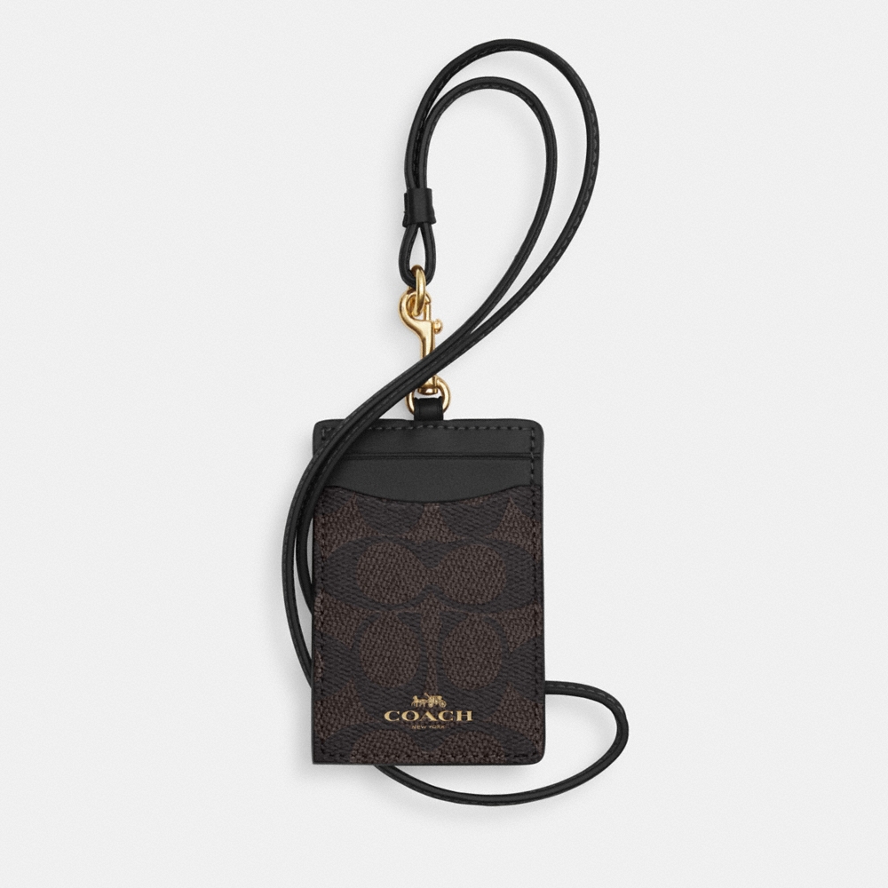 Coach Outlet ID Lanyard In Signaure Canvas - Preorder