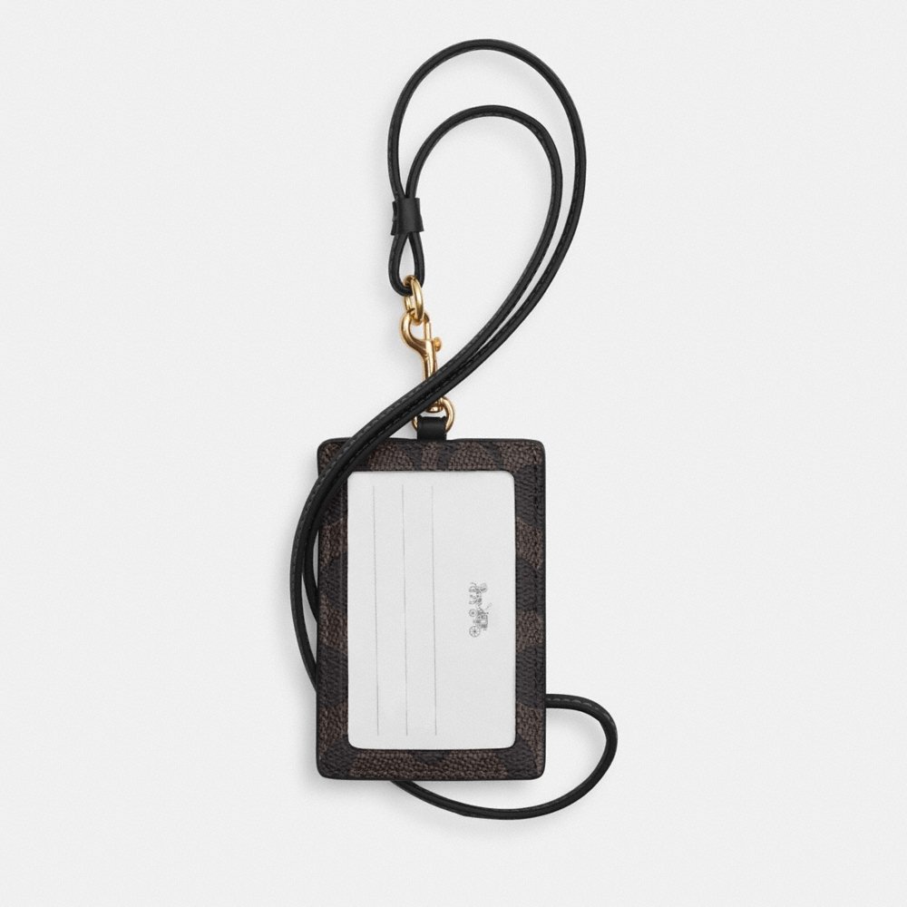 Coach Outlet ID Lanyard In Signaure Canvas - Preorder