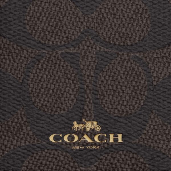 Coach Outlet ID Lanyard In Signaure Canvas - Preorder