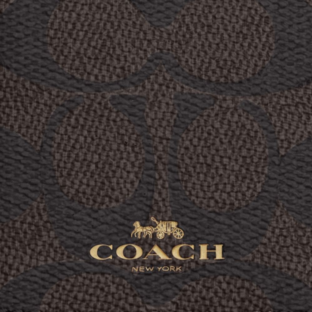 Coach Outlet ID Lanyard In Signaure Canvas - Preorder