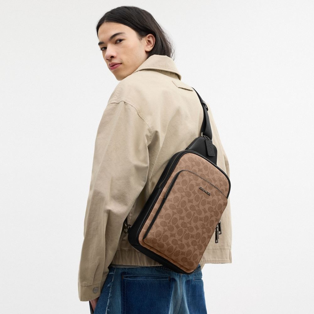 Coach Outlet Ethan Pack In Signature Canvas - Preorder